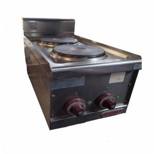 Cocina eléctrica dos fuegos