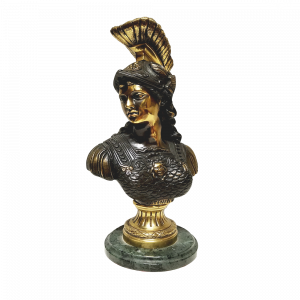 Rostro de metal de Atenea