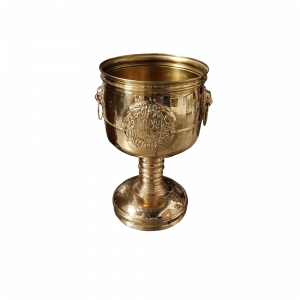 Copa champanera de bronce