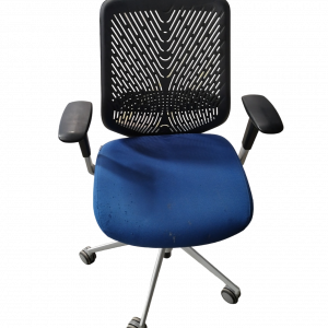 Silla de oficina azul