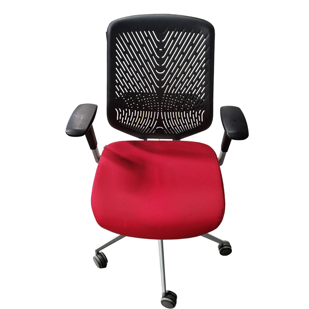 Silla de oficina roja