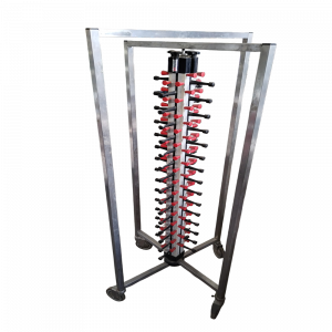 Soporta platos con ruedas