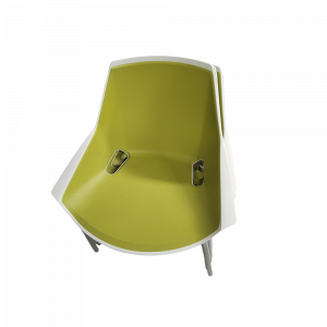 Silla ergonómica verde